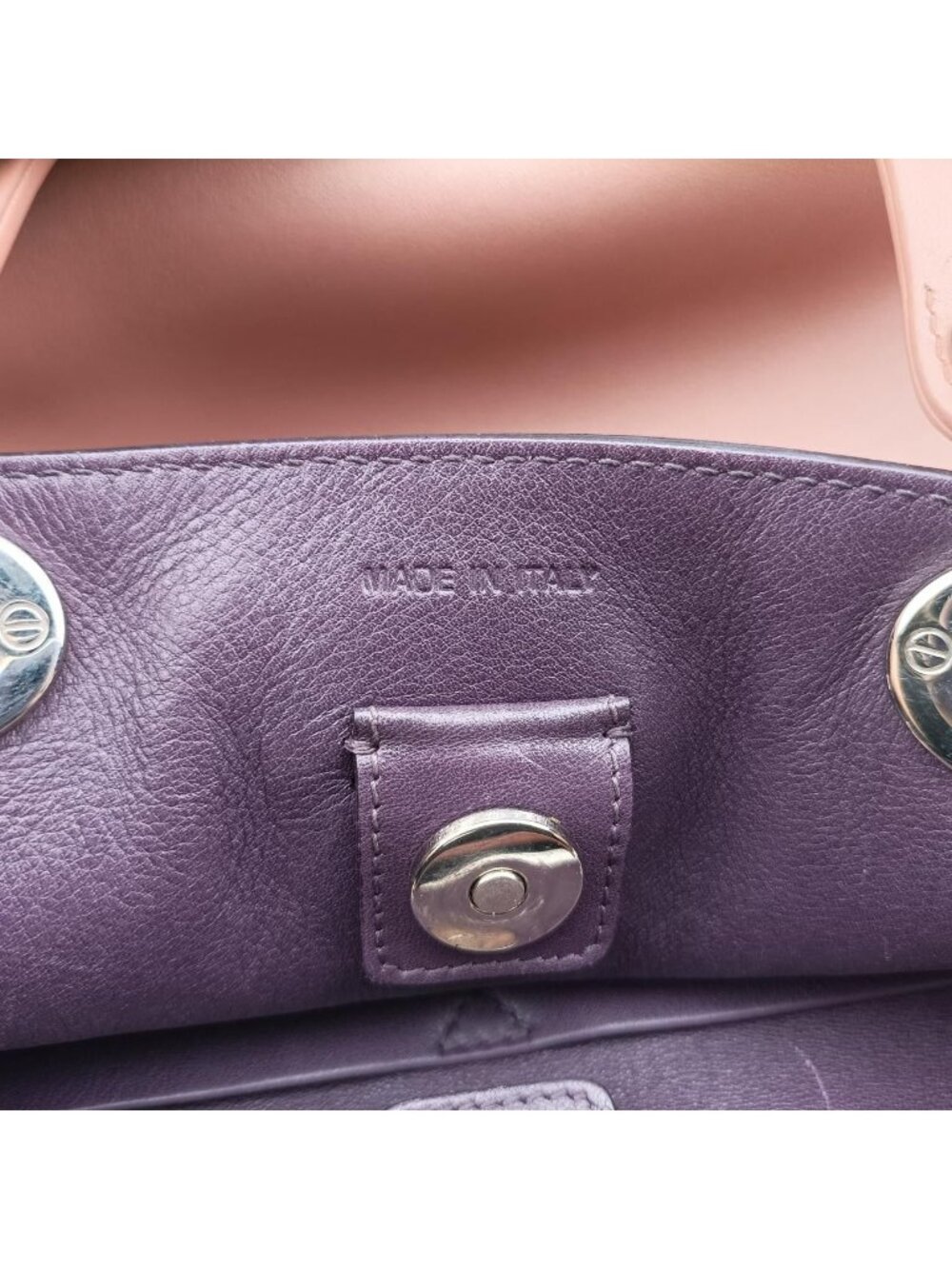 ★SOLD★ Dior Dio Brown Pink Leather Messenger Bag - Picture 11 of 15